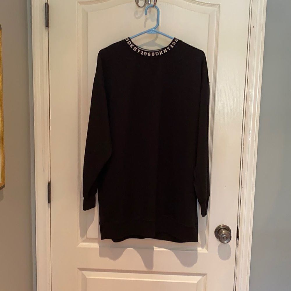 DKNY black tunic M